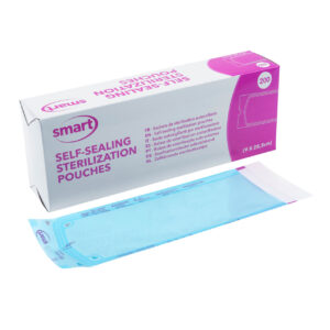 Bolsas de esterilización con cierre adhesivo 90x255 mm (200 uds.)