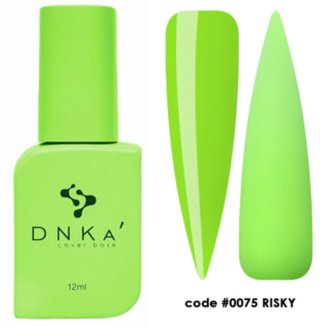 Cover base rubber con color DNKA - 0075 Riski - 12 ml