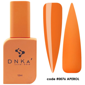 Cover base rubber con color DNKA - 0076 Aperol - 12 ml
