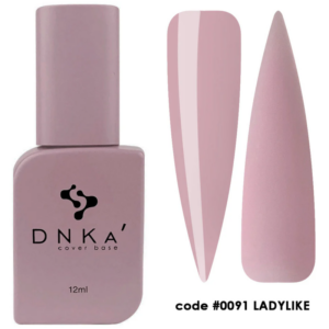 Cover base rubber con color DNKA - 0091 Ladylike - 12 ml