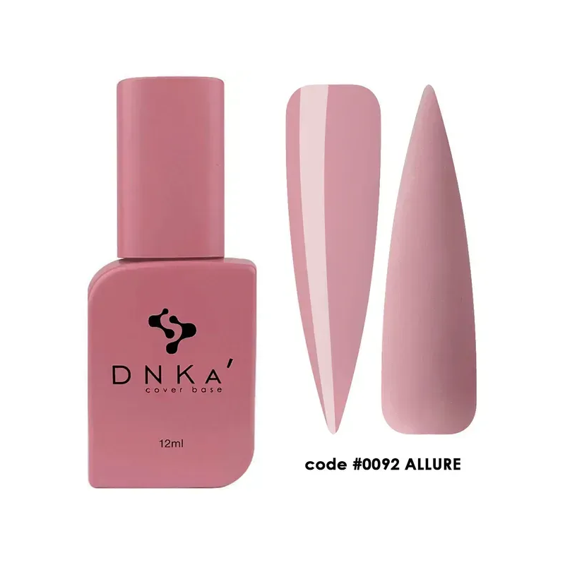 Cover base rubber con color DNKA - 0092 ALLURE - 12 ML