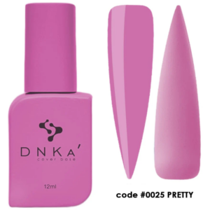Base rubber DNKA - 0025 Pretty - BASE CON COLOR - 12 ml
