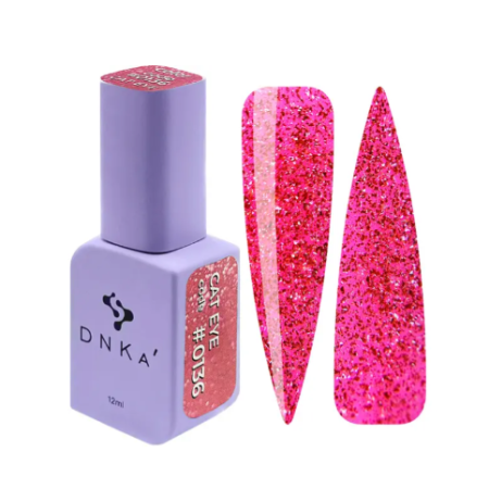 DNKa Gel Polish Cat Eye - 0136, Ojo de Gato - Magnético - NUEVA NUMERACIÓN 0009