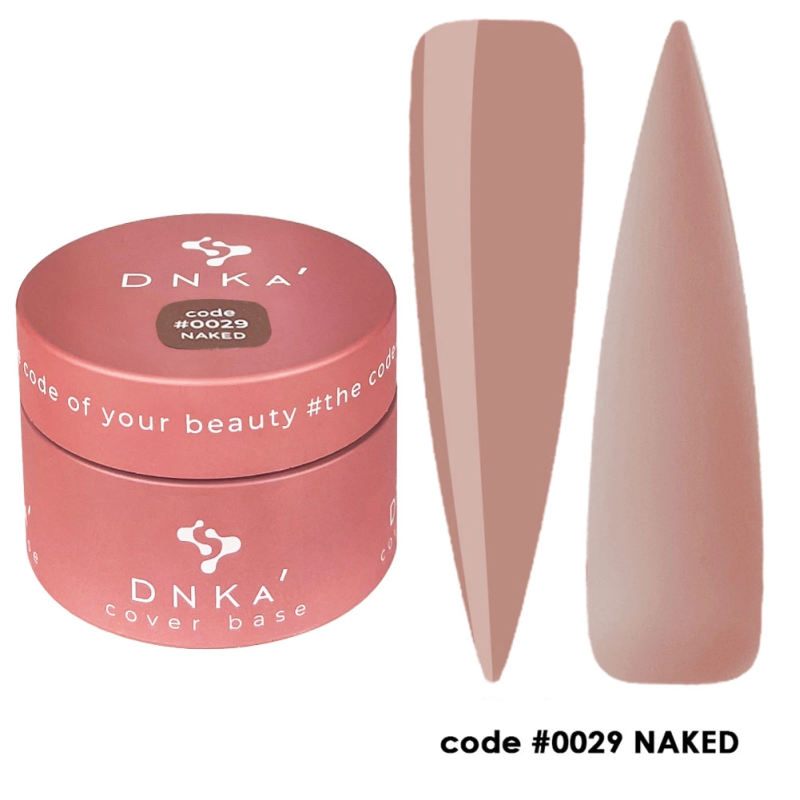 Base rubber DNKA - 0029 Naked - BASE CON COLOR - 30ML