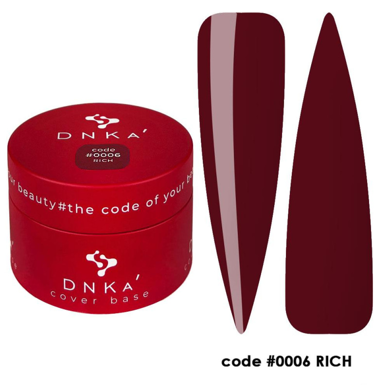 Cover base rubber DNKA - 0006 Rich - 30ml