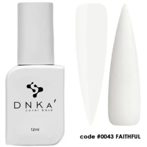 Cover base rubber DNKA - 0043 FAITHFUL - 12 ml base lechosa