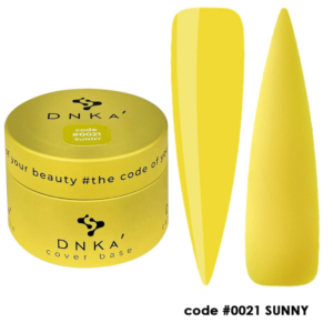 Base rubber DNKA - 0021 Sunny - BASE CON COLOR - 30ML