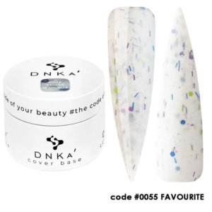 Cover base rubber con color DNKA - 0055 Favourite - 30ML