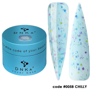 Cover base rubber con color DNKA - 0058 Chilly - 30ML