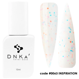 Cover base rubber con color DNKA - 0063 Inspiration - 12 ml