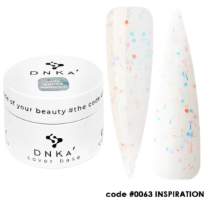 Cover base rubber con color DNKA - 0063 Inspiration - 30ML