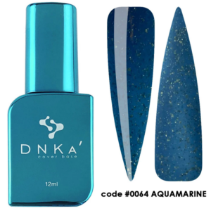 Cover base rubber con color DNKA - 0064 Aquamarine - 12 ml