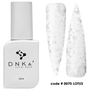 Cover base rubber con color DNKA - 0070 Lotus - 12 ml